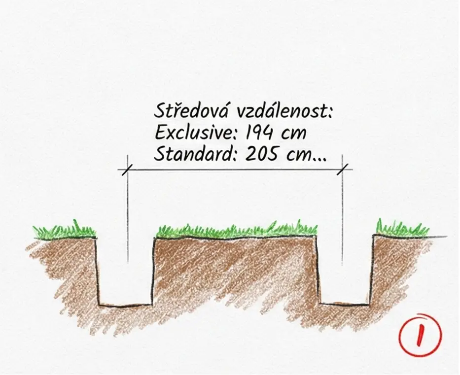 Montáž betonového plotu – postup zaměření a přípravy výkopu